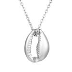 color: Shell Necklace Steel Color 1 PC MS-544