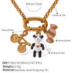 color: XL704G1 Gold Necklace