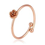 color: Rose Ring Rose Gold / size: Open Adjustable