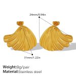 color: EH169G Gold Left/Right Earrings