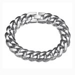 color: Steel Color 13mm Wide Stainless Steel / size: 17cm Bracelet