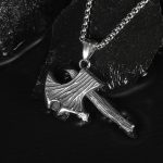 color: Exaggerated Axe + Stainless Steel Chain