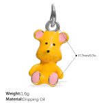 color: PJ638YWS Yellow Enamel Pendant