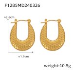 color: F1285-Gold Earrings