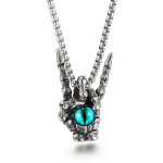 color: Hand & Eye + Stainless Steel Chain