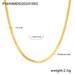 color: P1694-Gold Necklace