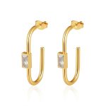 color: Fine U Shape Square Zircon