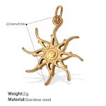 color: PJ542G Gold Pendant