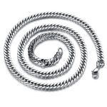 color: 4mm Thick Stainless Steel Chain / size: 17CM Bracelet