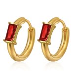 color: MS-763 Gold Red Rhinestone