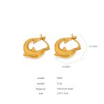 color: F896-Gold Earrings