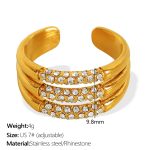 color: JZ49 US Size 7# Gold Ring