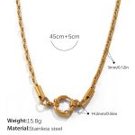 color: XL733G Gold Necklace