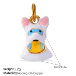 color: PJ627WPG White Pink Pendant