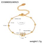 color: E558-Gold Butterfly Bracelet