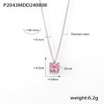 color: P2043-Steel Color Necklace