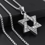 color: Hexagram + Stainless Steel Chain