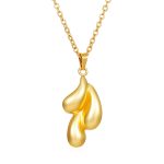 color: Gold MS-542 Drop Necklace