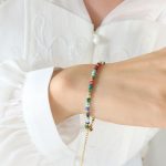 color: E361-Gold Bracelet (18+5cm)