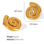 color: EH165 Gold Left/Right Earrings