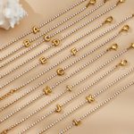 Flash Claw Inlaid Zircon 26 Letters Stainless Steel Bracelet 18K Gold Plated Exquisite Jewelry for Women