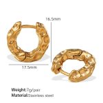 color: EH873G Gold Earrings