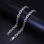 color: 7mm 8-face Polished Box Buckle / size: 18cm Bracelet