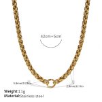 color: XL598G Gold Necklace