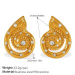 color: EH616G Gold Earrings