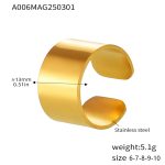 color: A006-Gold Ring / size: US 6