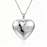 color: Size 2 Letter Heart Steel Color MS-528B
