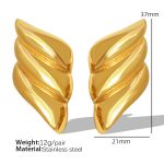 color: EH254 Gold Earrings