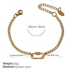 color: SL282G Gold Bracelet