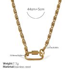 color: XL688G Gold Necklace