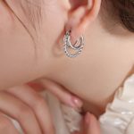color: F941-Steel Color Earrings