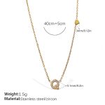 color: XL543WEGQ Letter Necklace