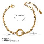 color: SL247G Gold Bracelet