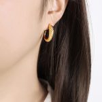 color: F797-Gold Earrings