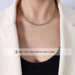 color: P1122-Steel Color Side Chain -40+5cm