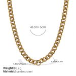 color: XL622G Gold Necklace