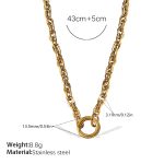 color: XL638G Gold Necklace