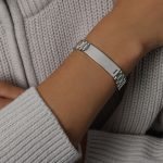 color: NE017-Steel Color Bracelet -20cm