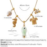 color: XL784G7 Multi-element Necklace