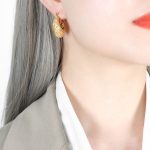 color: F251-Gold Earrings