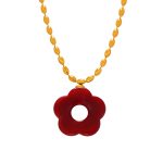 color: MYTXP103-Red Color Necklace