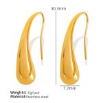 color: EH78 Gold Earrings