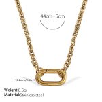color: XL703G Gold Necklace