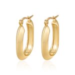 color: -1 Curved Surface Oval 5MM*25MM Gold