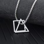 color: Triangle + Stainless Steel Chain