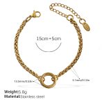 color: SL251G Gold Bracelet